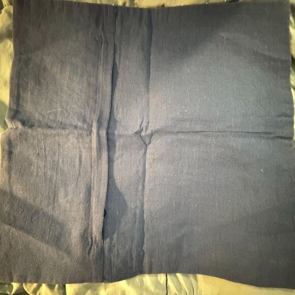 Polo Decorative Pillow Covers Set Of 2 Handcrafted Kantha Stitch 18" x 18" Boho - Picture 6 of 6